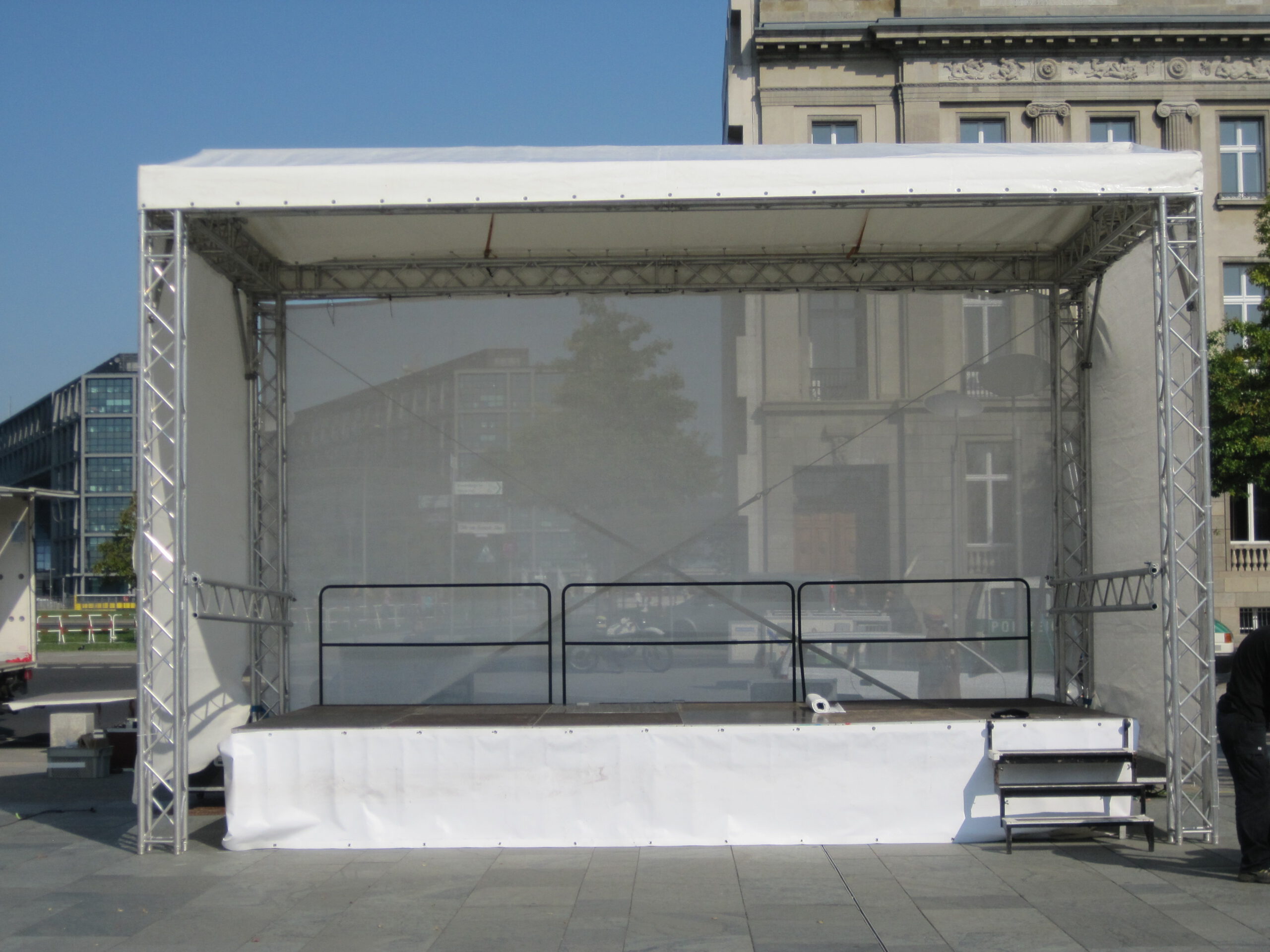 Giebeldachbühne 6x4m Modular